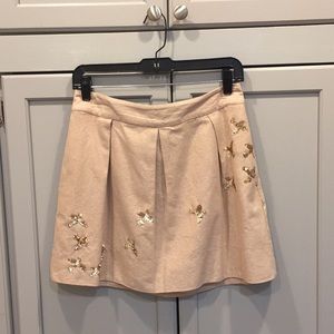 Anthropologie mini skirt